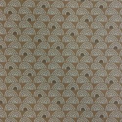 Printed Cotton PONTO Brown Sugar / Sepia